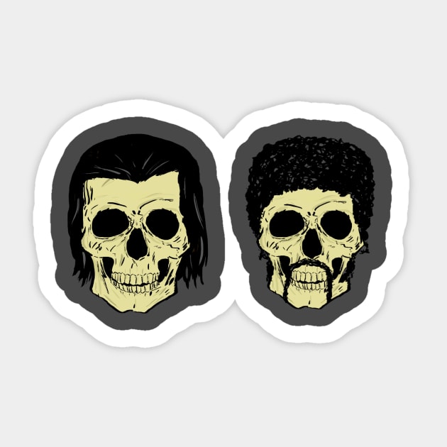 Skull Fiction Sticker by Sbrown1521